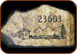 Boulder Address Stone
